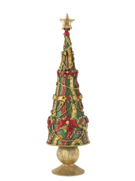 Henriette - Decorazione Albero Fiocchi - Verde