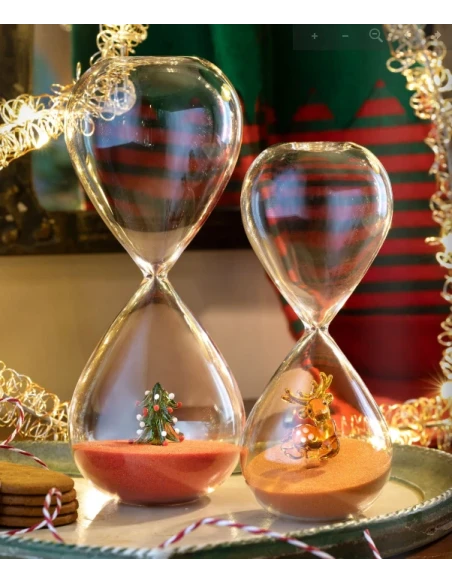 Henriette - Clessidra Albero di Natale - Sabbia Rossa