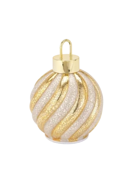 Henriette - Rotating Sphere with Lights - Gold