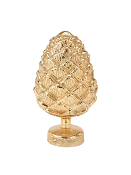Henriette - Pine Cone with Lights - Gold