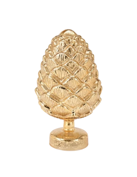 Henriette - Pine Cone with Lights - Gold