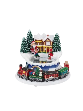 Henriette - Carillon Villaggio di Natale - Pattinatori