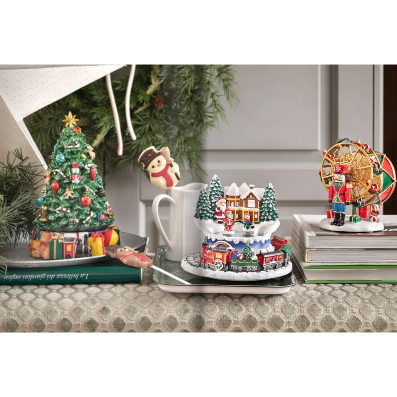 Henriette - Christmas Village Carillon -Ice Skaters