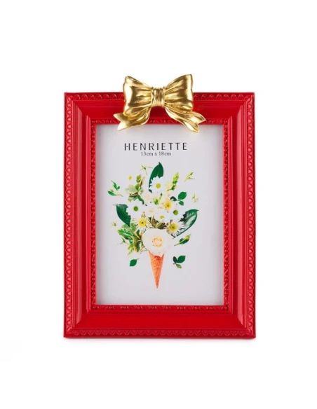 Henriette - Ostuni Bow Frame - Red / Gold