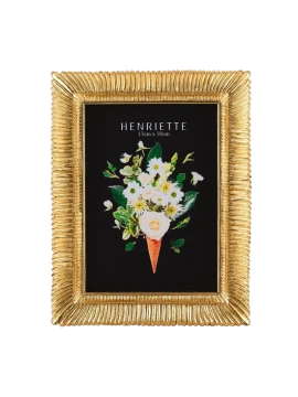 Henriette - Ostuni Pleated Frame - Gold