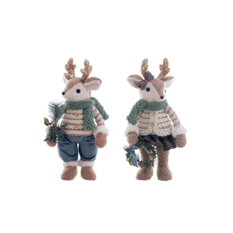 Blanc MariClò - Deer Decoration - H 44 cm