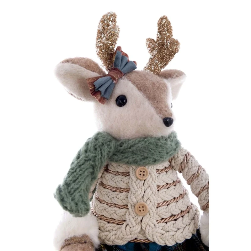 Blanc MariClò - Decoro Cervo - H 44 cm