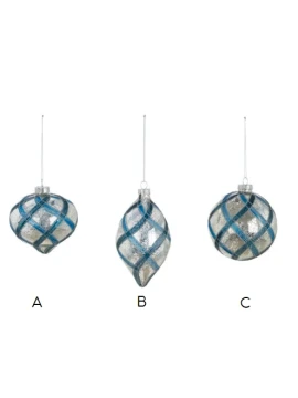 Blanc MariClò - Ornamenta Collection Christmas Ball - Light Blue