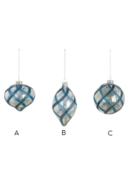 Blanc MariClò - Ornamenta Collection Christmas Ball - Light Blue