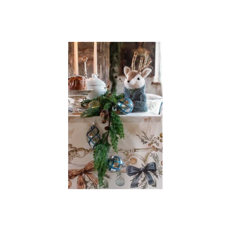 Blanc MariClò - Ornamenta Collection Christmas Ball - Light Blue