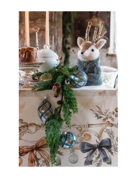 Blanc MariClò - Ornamenta Collection Christmas Ball - Light Blue