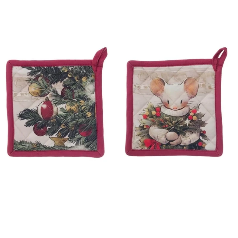 Blanc MariClò - Christmas Fairytale Potholder - Tree