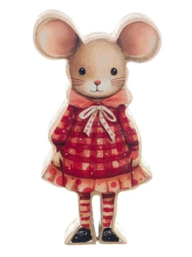 Blanc MariClò - Little Mouse Christmas Tale Decoration - B