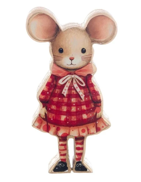 Blanc MariClò - Little Mouse Christmas Tale Decoration - B