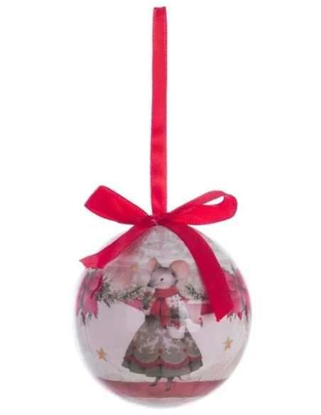 Blanc MariClò - Hexagonal Box with 14 Decorations