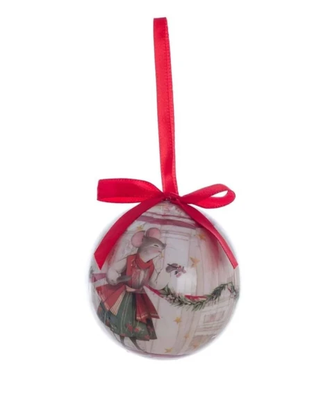 Blanc MariClò - Scatola Ottagonale con 5 Decori