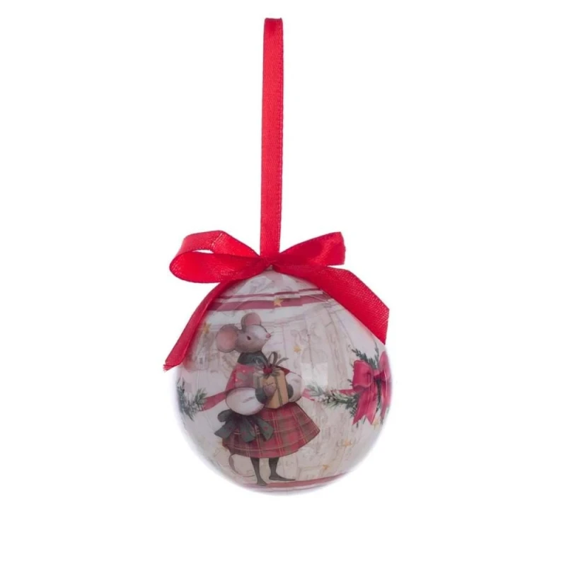 Blanc MariClò - Scatola Ottagonale con 5 Decori