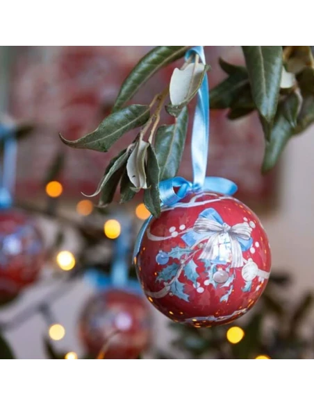 Blanc MariClò - Scatola Con Decoro Intrecci di Sogni - Rosso