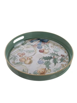 Blanc MariClò - Dream Weaves Round Tray - Ivory