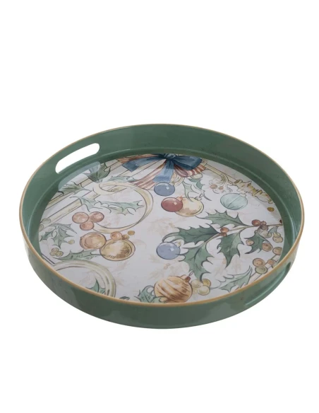 Blanc MariClò - Dream Weaves Round Tray - Ivory