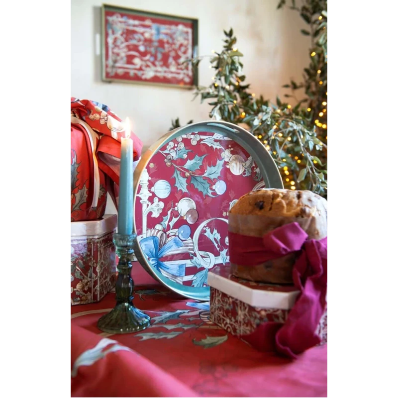 Blanc MariClò - Dream Weaves Round Tray - Ivory