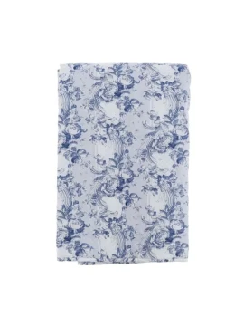 Blanc MariClò - Elisa Blue Patterned Quilt