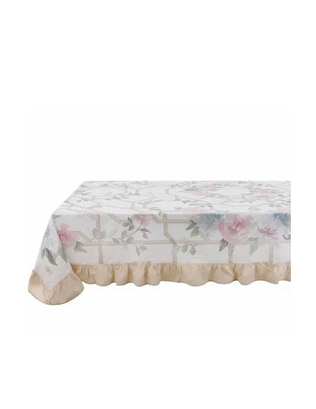 Blanc MariClò - Tovaglia con Gala Floral Twist - 180 x 230 cm