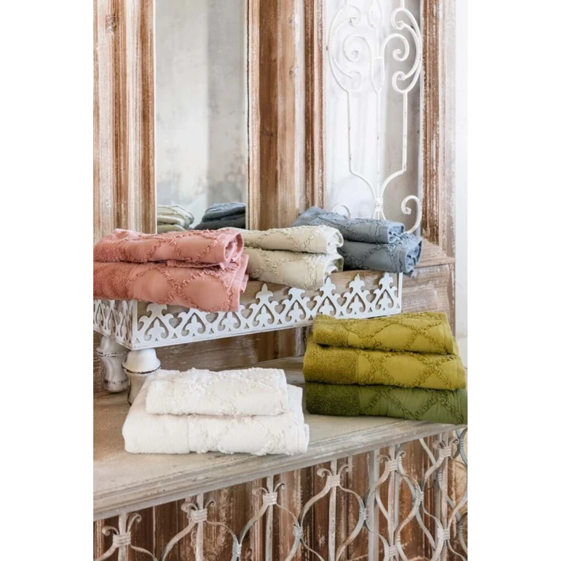 Blanc MariClò - Coppia Spugna Intrecci - Verde