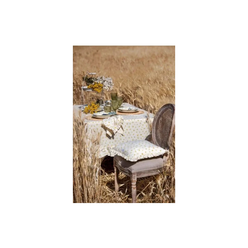 Blanc MariClò - Runner con Gala Floret Collection - Giallo