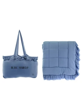 Blanc MariClò - Trapunta con Gala Diamante Collection - Azzurro