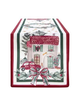 Blanc MariClò - Runner Natale Italiano Collection - 50 x 180 cm