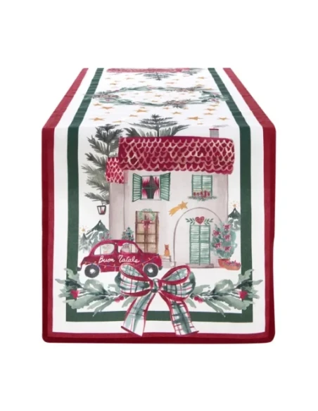 Blanc MariClò - Italian Christmas Table Runner Collection - 50 x 180 cm