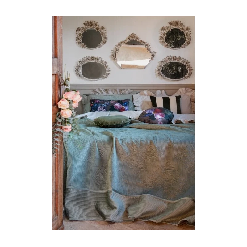 Blanc MariClò - Soft Sleep Pillow - Light Green Velvet