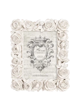 Blanc MariClò - Rose Sentimento Photo Frame - Antique White