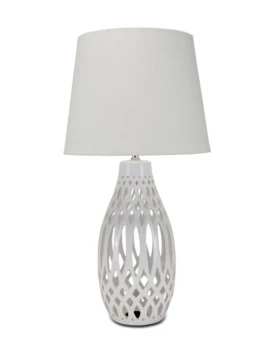 Henriette - Fusion Porcelain Table Lamp - White