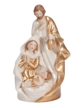 Henriette - Nativity Decoration - White and Gold
