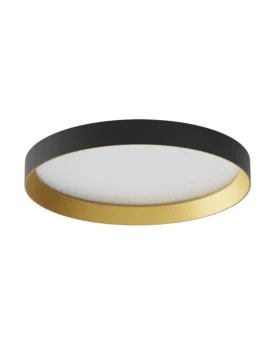 Redo Group - Dama Lampada da Soffitto - Nero Opaco / Oro