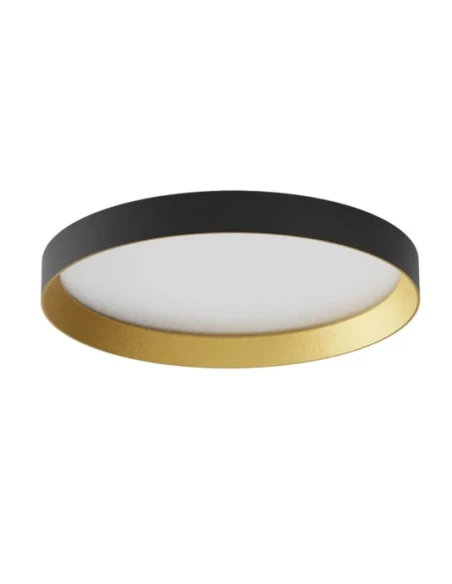 Redo Group - Dama Lampada da Soffitto - Nero Opaco / Oro