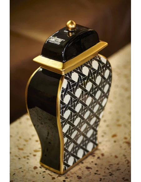 Henriette - Potiche Paglia di Vienna - H 39 cm