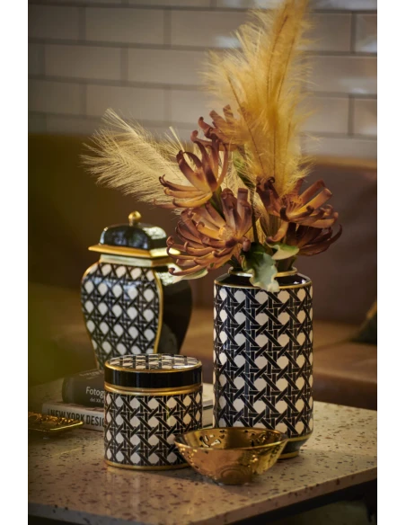 Henriette - Potiche Paglia di Vienna - H 39 cm