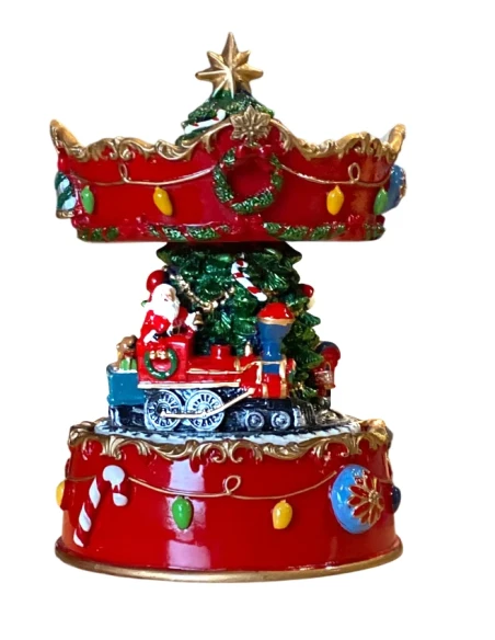 Henriette - Carousel Music Box with Tree - Prestige Carillon