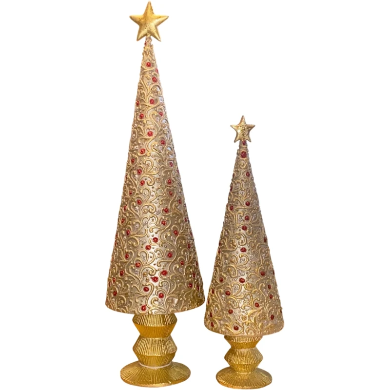 Henriette - Christmas Tree Decoration - Trees - Champagne