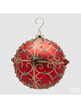 EDG - Jewel Christmas Ball - Red