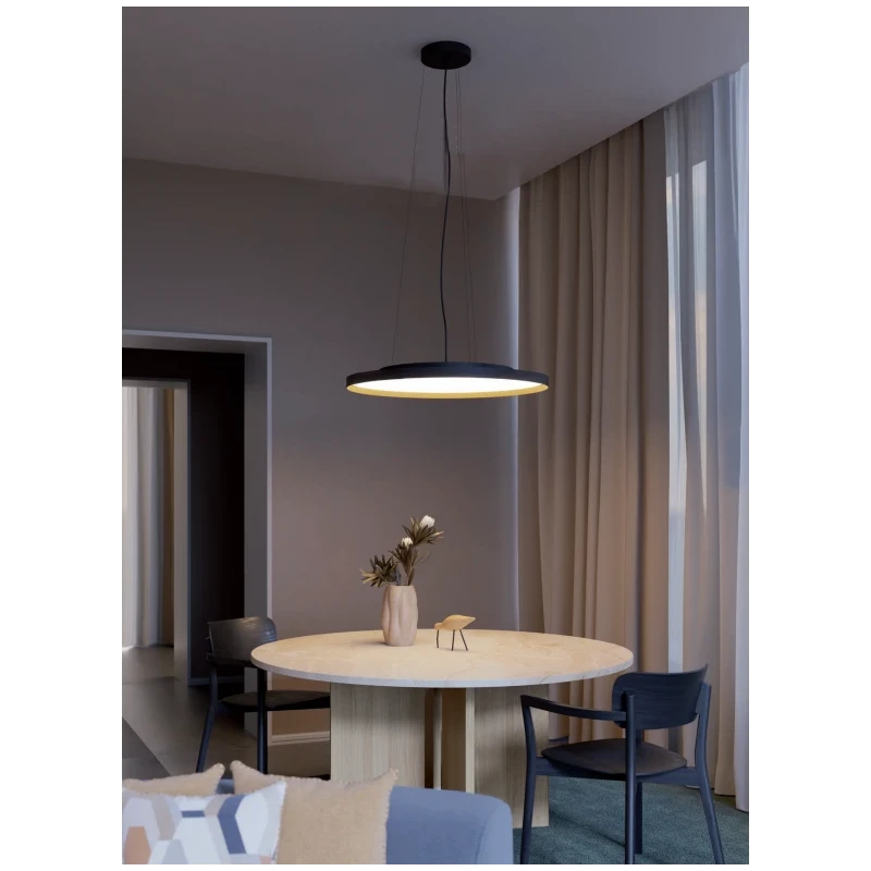 Redo Group - Dama Lampada a Sospensione - Nero Opaco