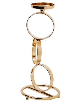 Henriette - Sinfonie Candle Holder - Metal / Gold