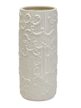 Henriette - Vaso Cilindrico Dentelle - H 33 cm