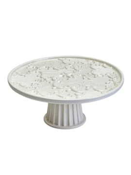 Henriette - Dentelle Cake Stand - White