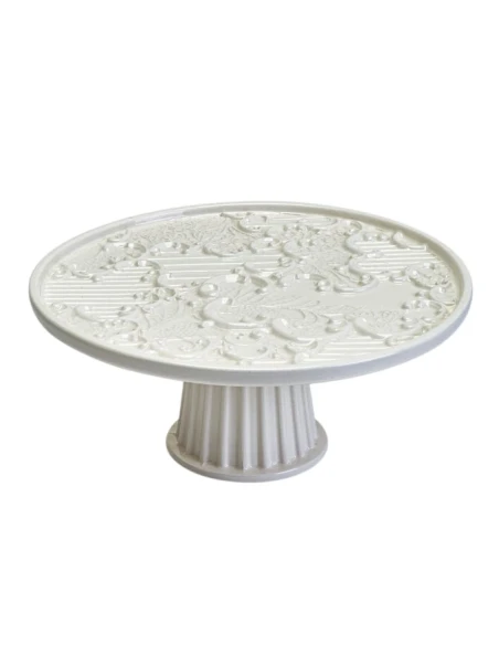 Henriette - Dentelle Cake Stand - White