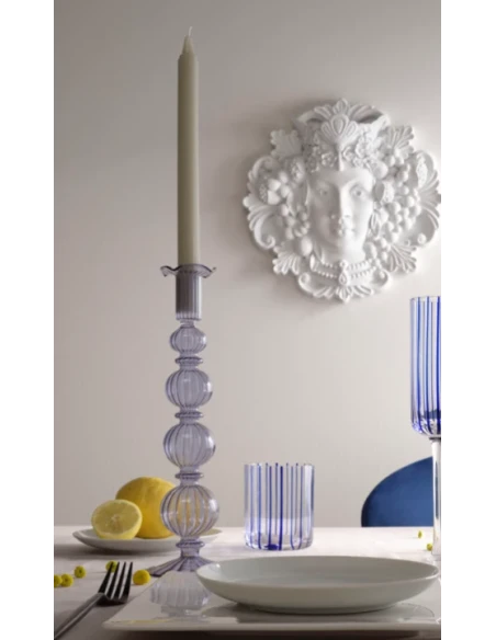 Henriette - Versailles Candlestick - Light Blue