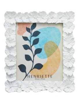 Henriette - Cornice Ibisco Bianco - Ostuni